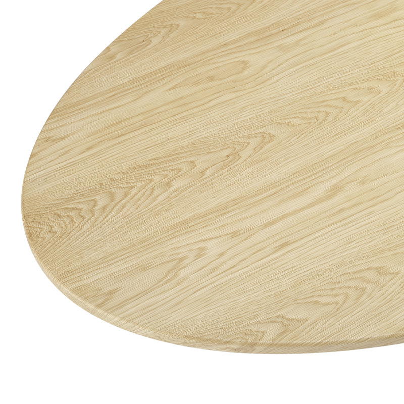 Husnaa Oval Metal Base Dining Table