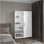 Armoire autoportante à deux portes avec barre de suspension et tablettes intérieures Eco High