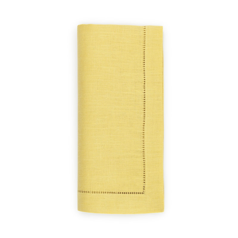 Festival Linen Square Napkins, Lemon