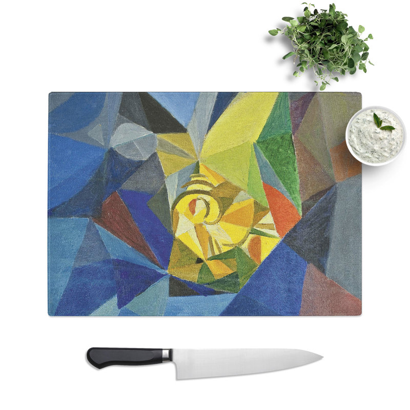 Composition Vol.2 by Alexander Bogomazov Chopping Board, 0.4cm H x 20cm W x 28.5cm L