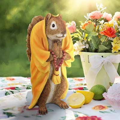 Sensei Animals Weather Resistant UV Resistant Polyresin Garden Statue