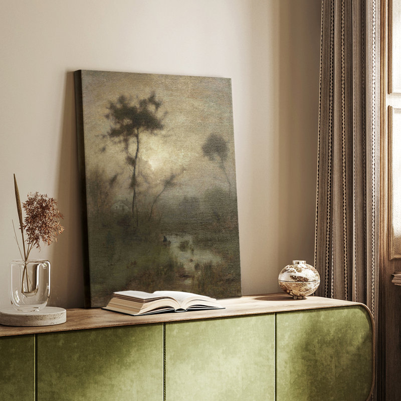 Paysage rétro CCLX III - galerie Cavas sur mesure, H 60 po x l 40 po