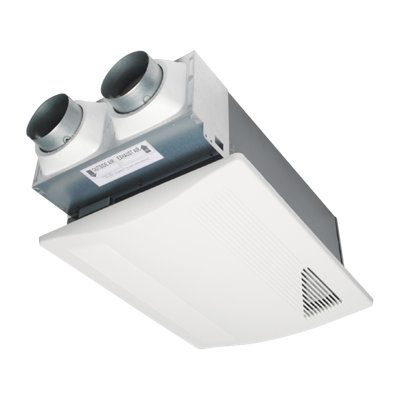 WhisperComfort™ Spot ERV Ceiling Insert Ventilator with Balanced Ventilation and Patent-Pending Capillary Core
