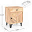 Table de chevet en bois massif