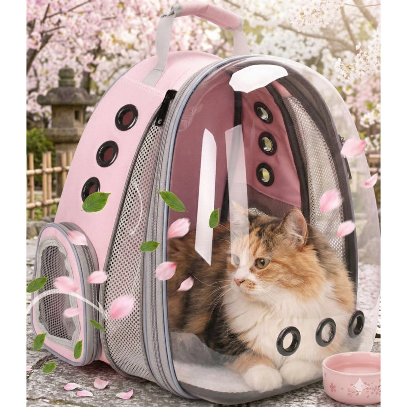Sac à dos extensible pour les chats et les petits chiens
