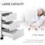 Noa 3 Drawer Mobile File Cabinet Vertical Filing Cabinet Wheels-114349129