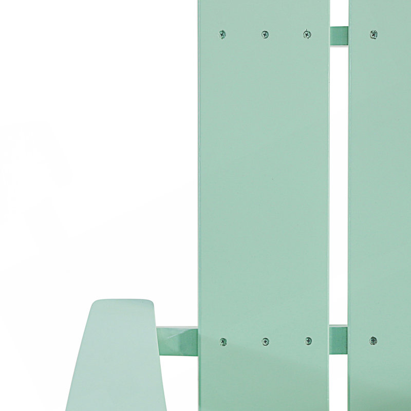 Chaise Adirondack pliable de conception rustique, Menthe