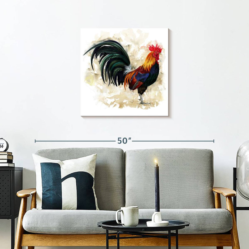 Brampt fier coq Brampt, H 24 po x l 24 po