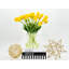 Tulipes artificielles Real Touch dans un vase en verre -1915121161