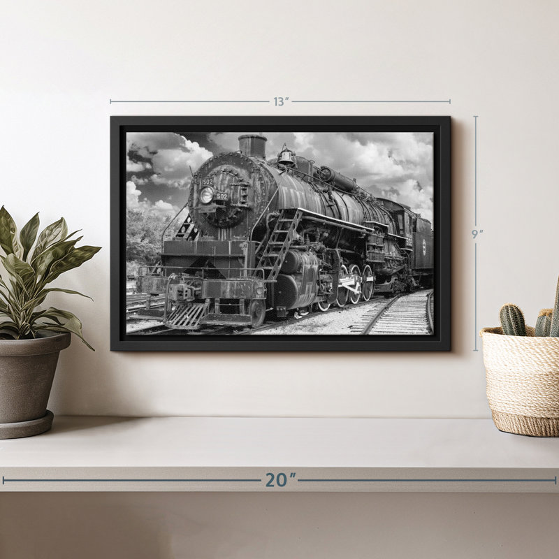 " Steam Engine Train Wall Art ", 9" H x 13" W