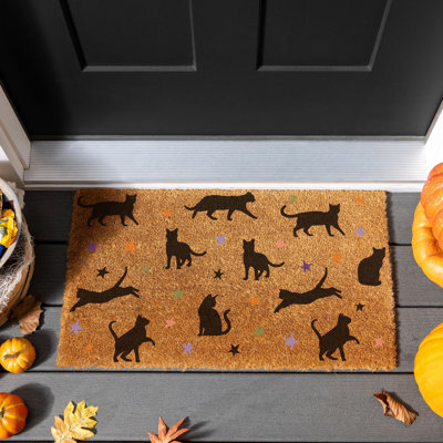 Tapis de coco Pumpkin Patch Cat