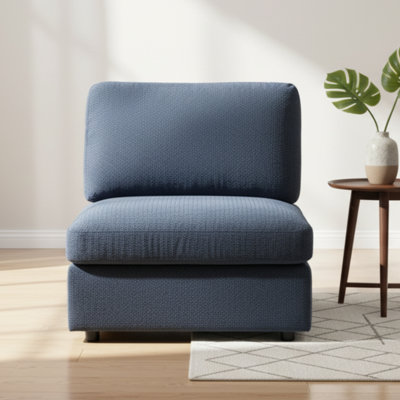 Upholstered Accent Chair Armless