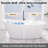 59" x 29" Freestanding Soaking Acrylic Bathtub-91520720