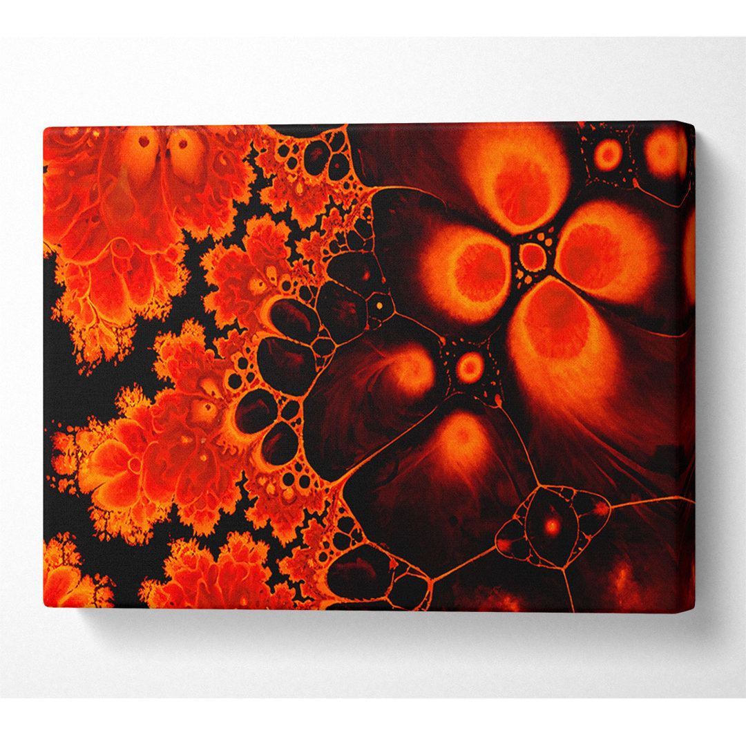 Hydrolysis Dream Red Orange - Kunstdrucke auf Leinwand