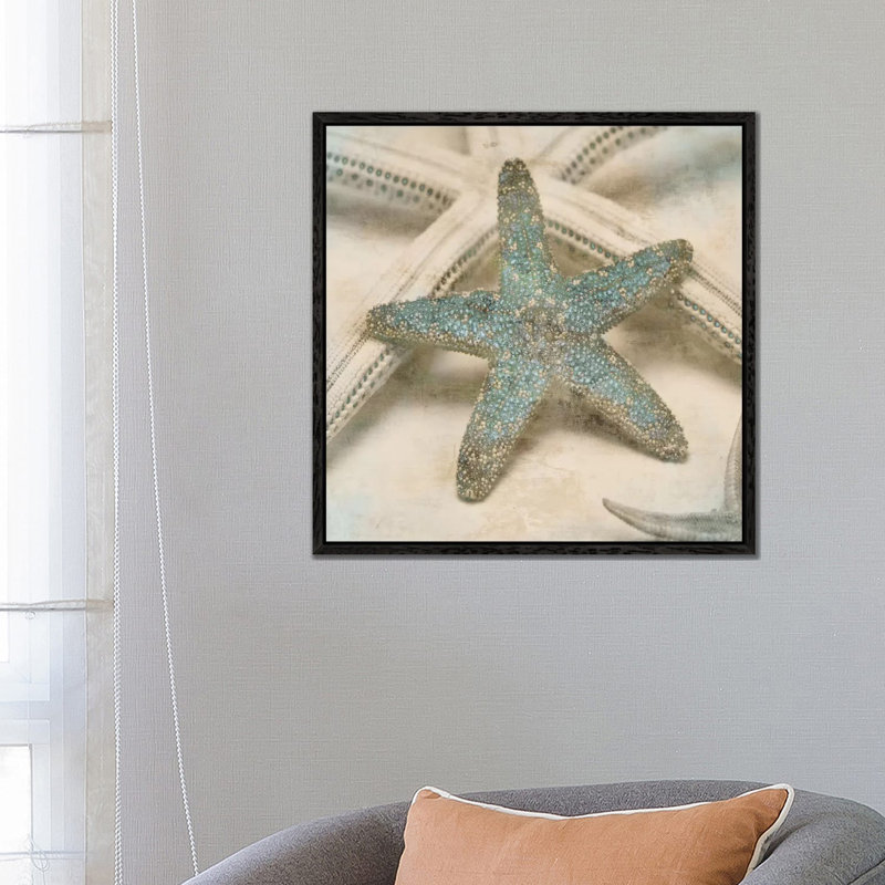 John Seba - Print on Canvas, Black Floater Framed, 45.72 cm H x 45.72 cm W x 4.445 cm D