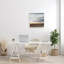 Paysage de prairie ouverte, ciel nuageux doux - Peinture-66798187-66798190