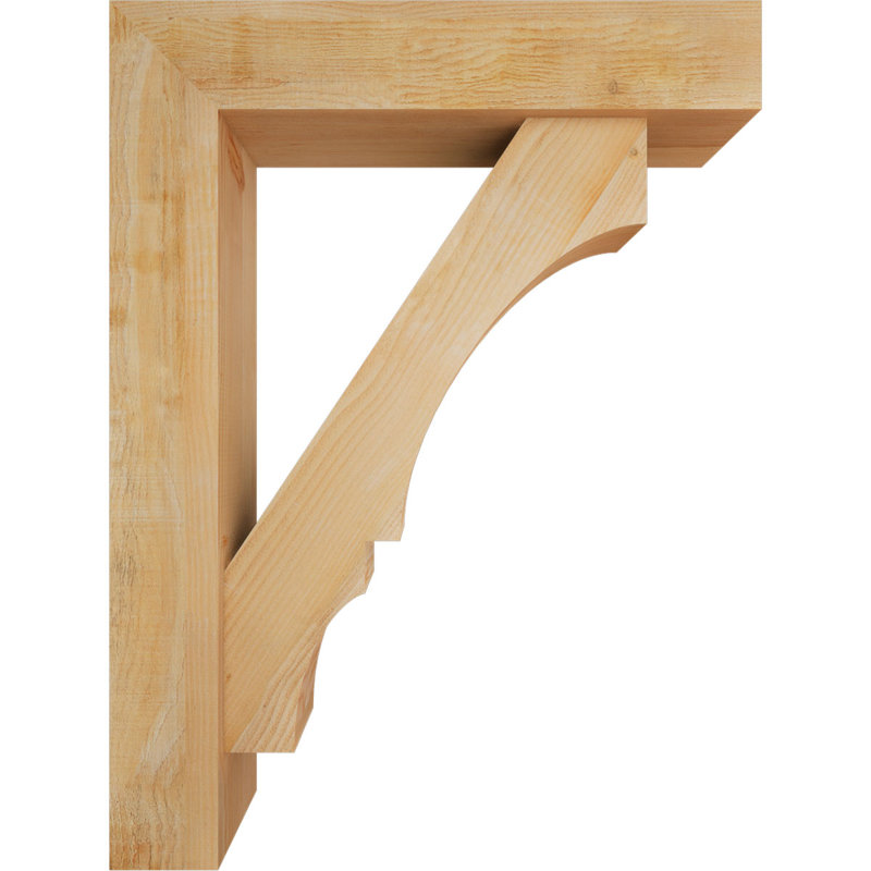 Support de bloc Balboa avec entretoise décalée, 48 po x 36 po, Sapin Douglas de l 8 po (scié brut)