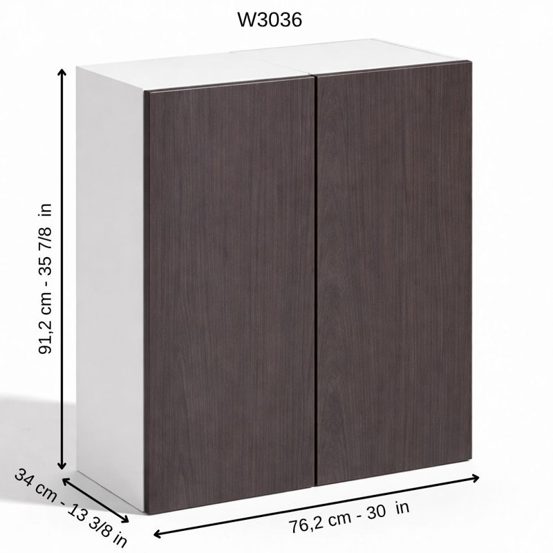 Armoire murale à deux portes W3036