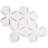 Valoma Flower Marble Look Polished Natural Stone Wall & Floor Mosiac Tile-110408542