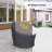 Ahlexus Swivel Outdoor Lounge Chair Patio Cover