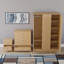 Maybery 3 Piece Bedroom Set (2 Drawer Bedside Chest, 5 Drawer Chest, 3 Door Wardrobe), (5)-922394702