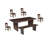 Solid Wood Live Edge Dining Table-739315283-739756618