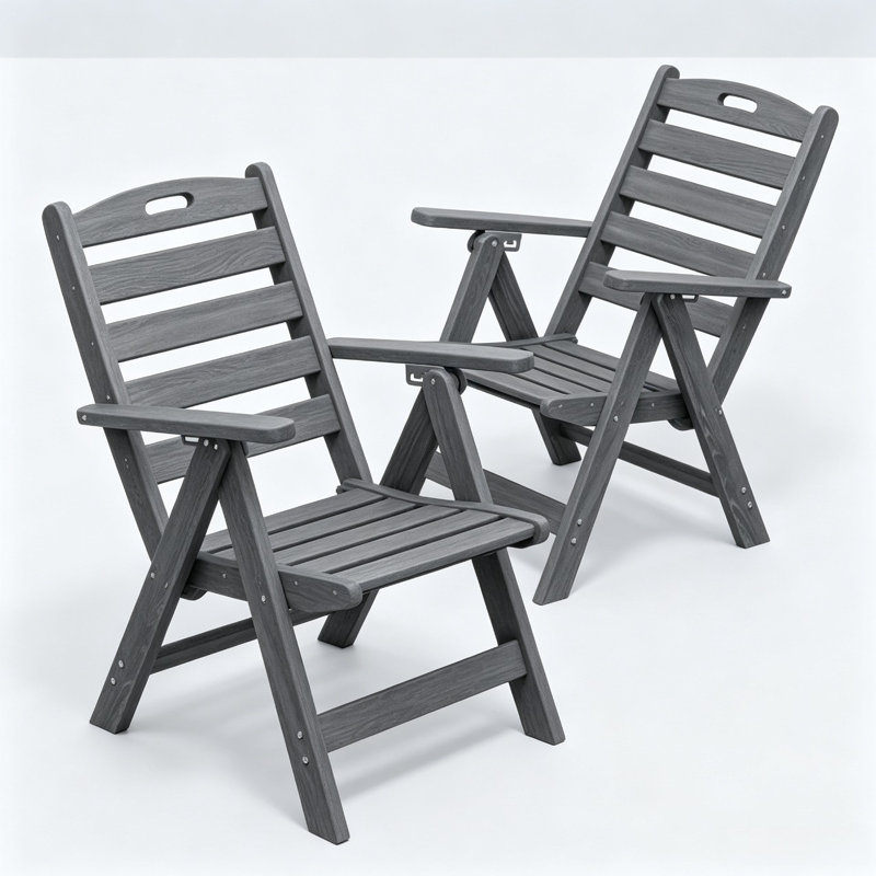 Chaises pliantes de patio (paquet de 2)