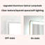 Miroir de salle de bain à DEL avec miroirs de salle de bain avec lumières avant et anti-buée et sans miroir-1232630433
