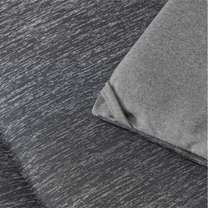 Bedsure Cooling And Warm Bed Set, King Comforter with 2 Pillowcases, Dark Gray - Reversible