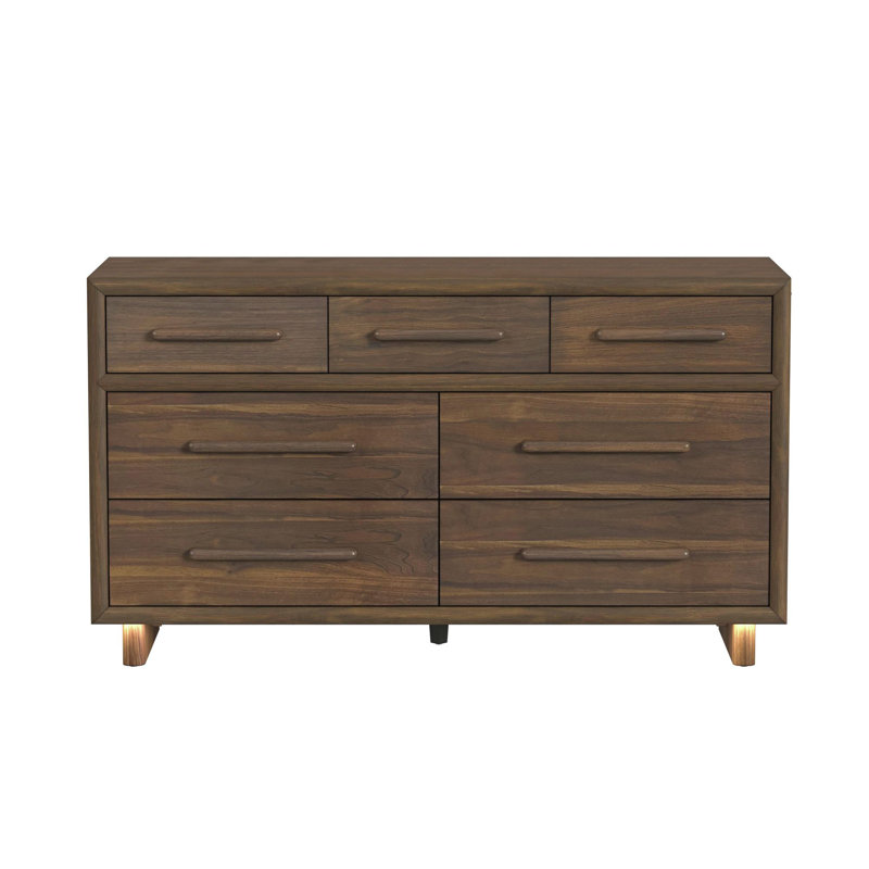 Commode Humnoke avec DEL en brun