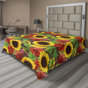 Terre, jaune, vert lime / floral