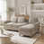 Chenille gris avoine