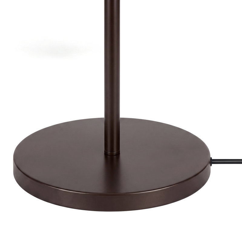 Lampe sur pied arquée 63 po Kjeld, Brun