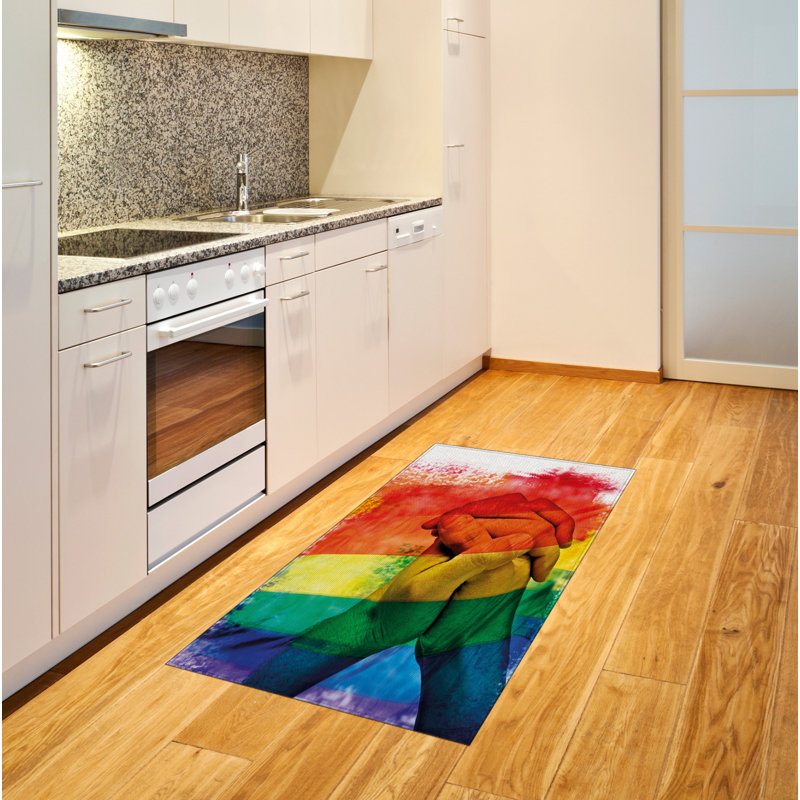 Pride High Density Long Fiber Poly Threads Decorative Area Rug Carpet, Rectangle 2'7" x 5'