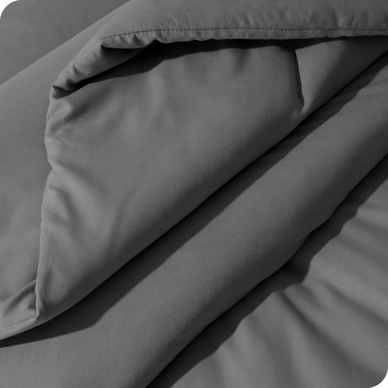 Twin/Twin XL Down Alternative Track Stitch Comforter Set, Gray