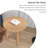 Kella Solid Wood End Table-1351935593