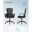 Ergonomic Office Chair, Mesh Swivel Desk Chair With Lumbar Support-1795200864-1795200865