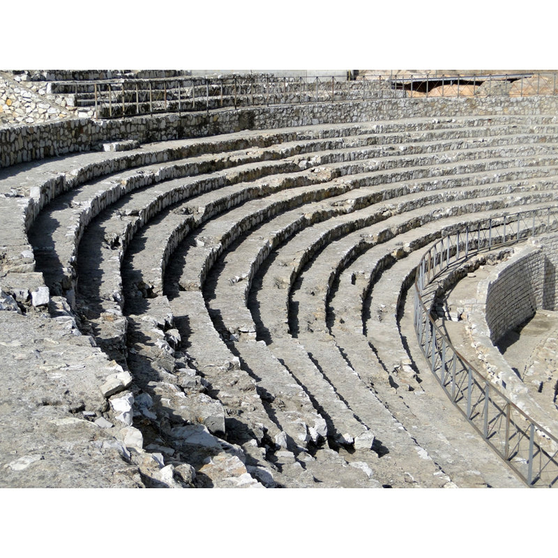 Amphithéâtre romain, Espagne, H 18 po x l 24 po
