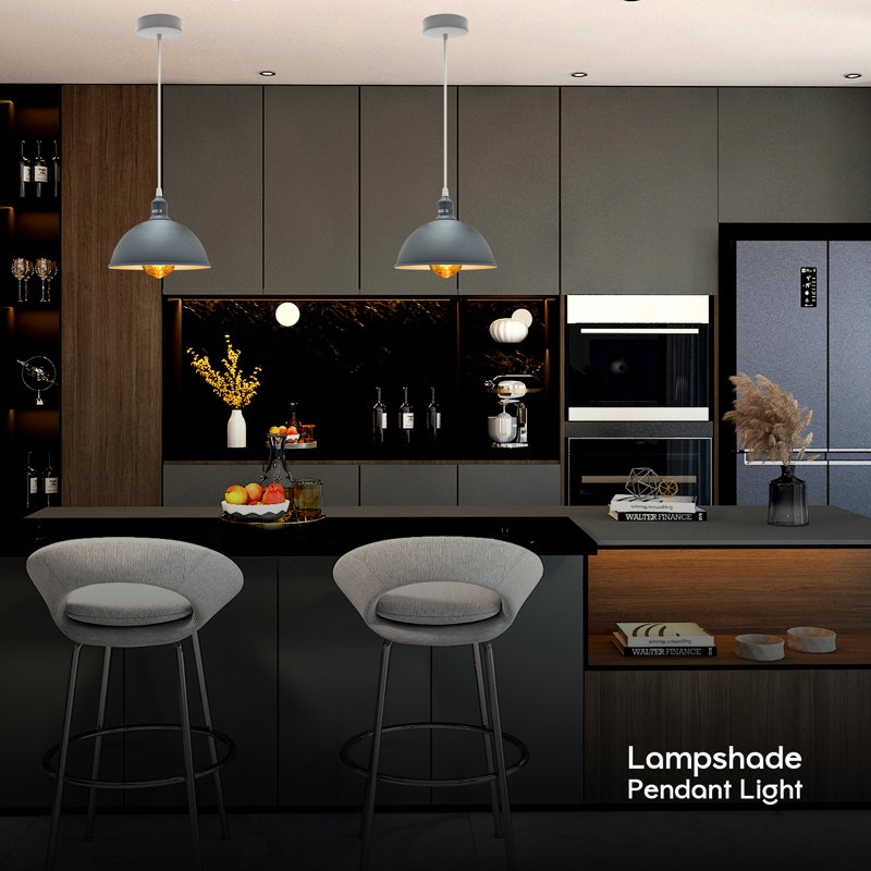 Lawrence 1 - Light Single Pendant, Grey
