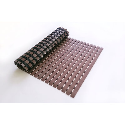 VinTread Flex Mat – Soft Non-Slip Vinyl Drainage Matting for Wet Areas – Pool, Shower, Sauna, Bath, Spa Indoor/Outdoor