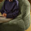 icon Orb Chenille Accent Chair Bean Bag, Gold-1509307295
