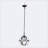 Barkot Iron Globe Chandelier