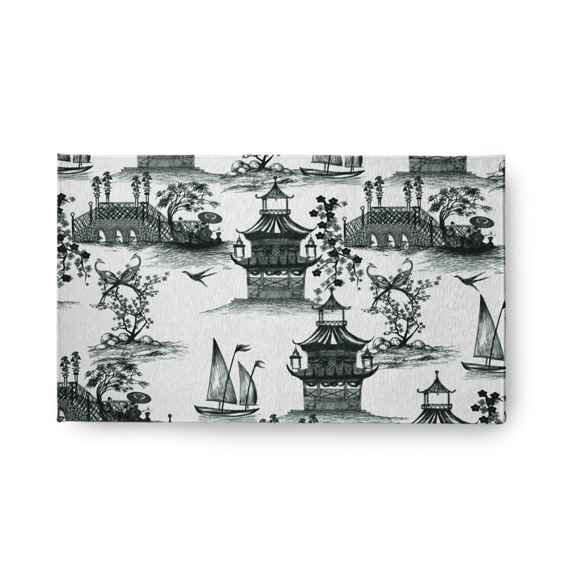 Vestfold Chenille Toile Indoor Rug, Rectangle 1'6" x 2'6"