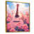Toile avec cadre flottant or