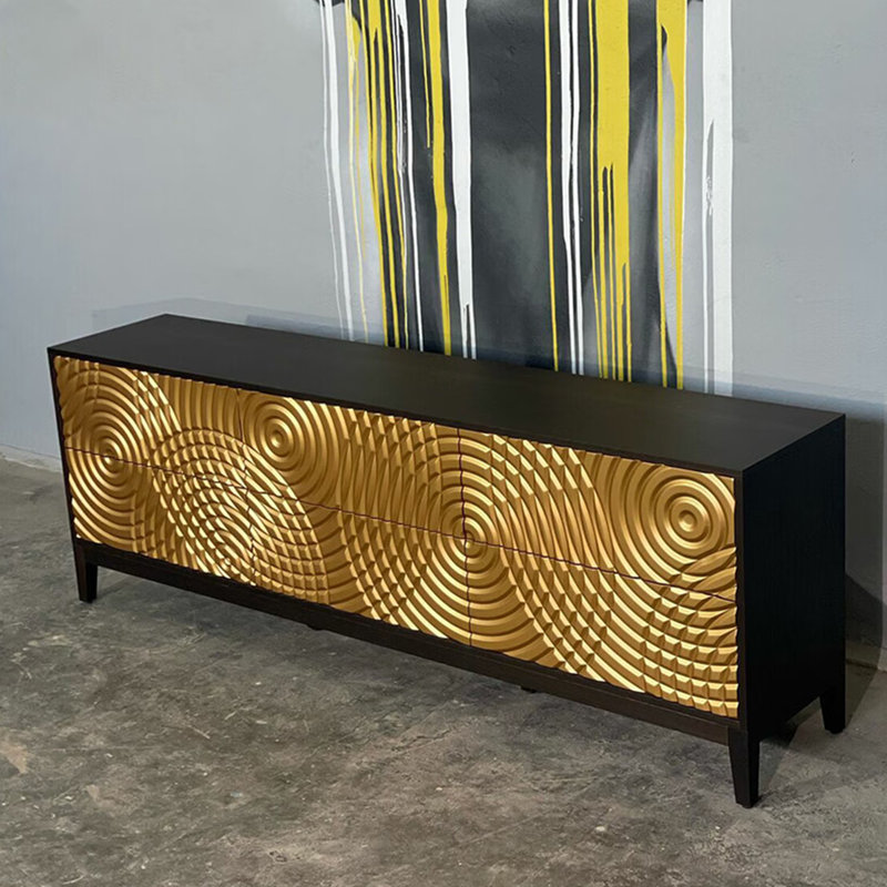 French-style modern light luxury sideboard