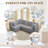 Corduroy 4-piece Sofa-1738216855
