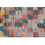 Tapis de couloir en laine de conception unique noué à la main des années 1940 de 3 pi 6 po x 7 pi 2 po Tapis décoratif rouge