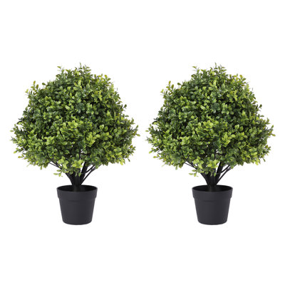 Guttenberg Faux Boxwood Topiary in Pot