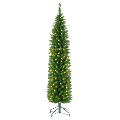 Lighted Fir Christmas Tree