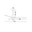 110cm Ceiling Fan with LED Lights-8481165-8390566